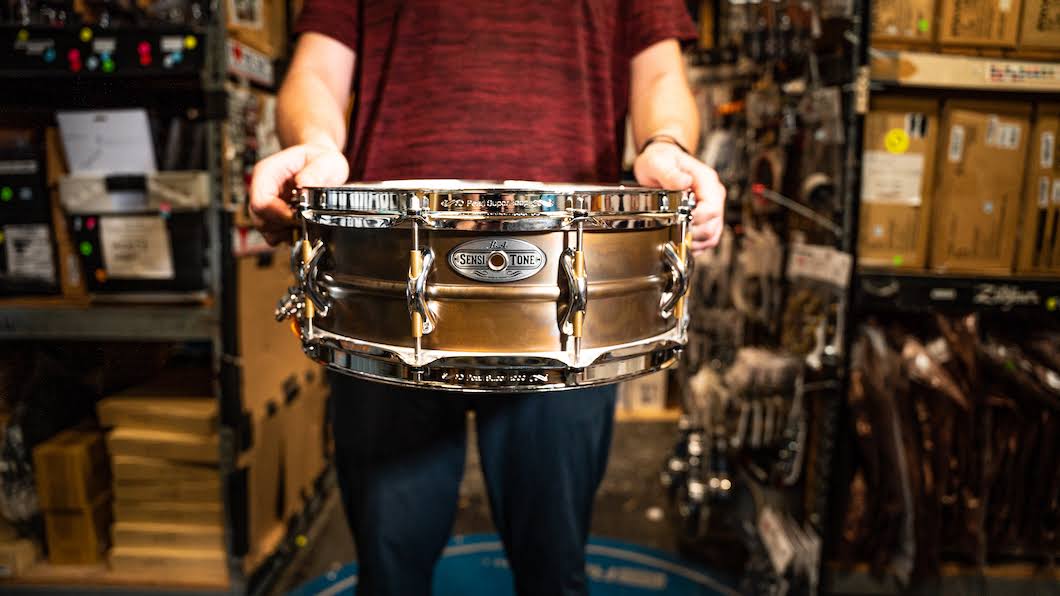 14x22 x 5x22 Beaded Brass Snare Drum V8299