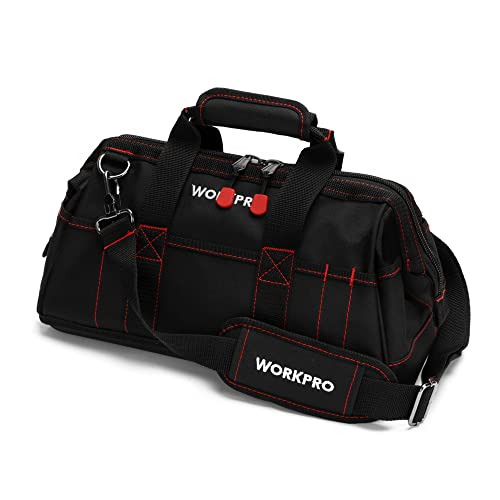 16-inch Wide Mouth Tool Storage Bag with Water Proof Rubber Base W322739