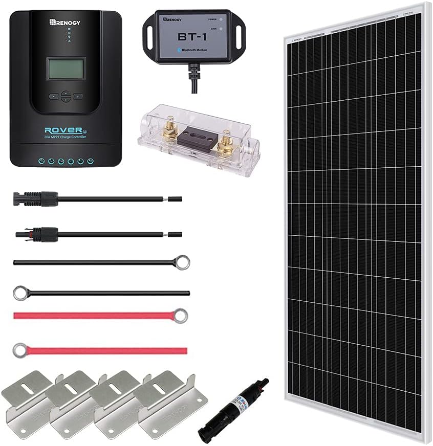 400 Watt 12 Volt 4 Pcs 100W Solar Panel Charge Controller Solar Power System W16264
