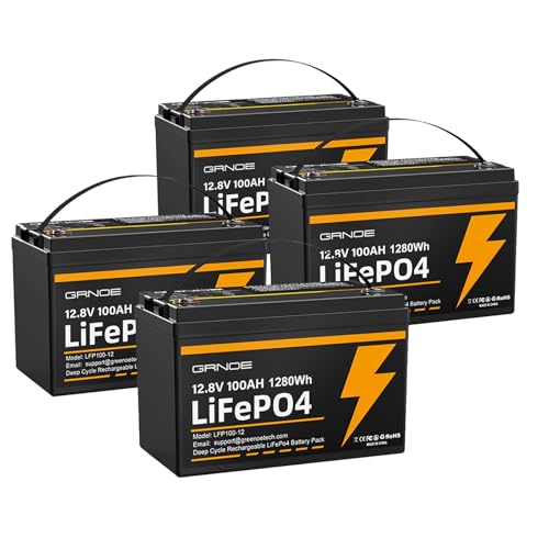 12V 100Ah LiFePO4 Battery Group 31 With Built-in 100A BMS U2021