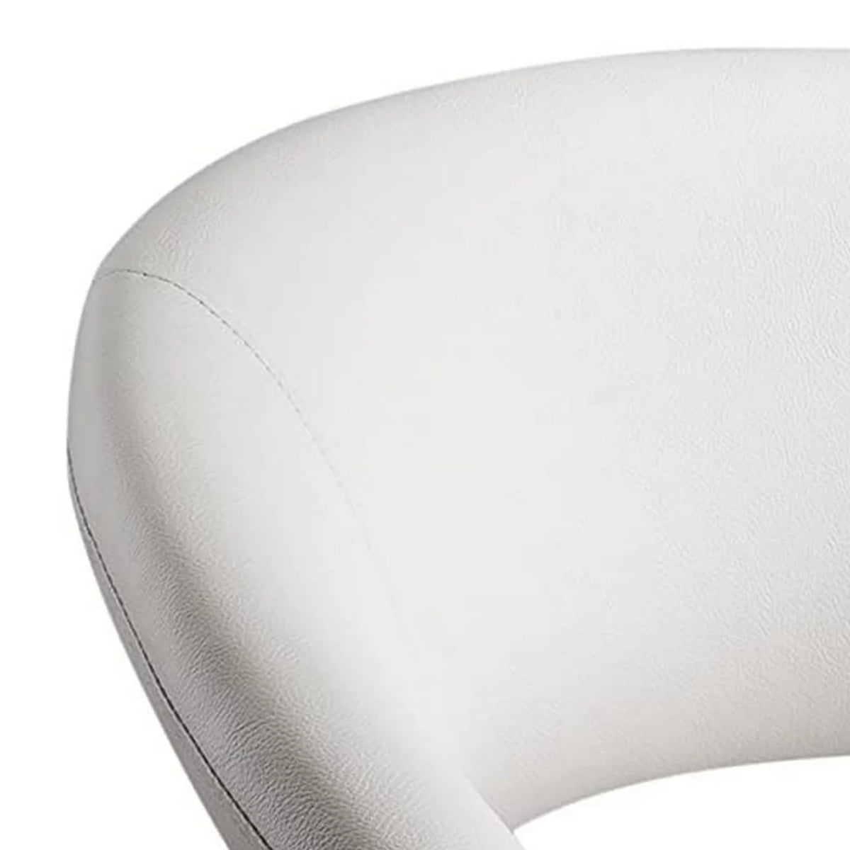 White Vegan Faux Leather Office Chair T865