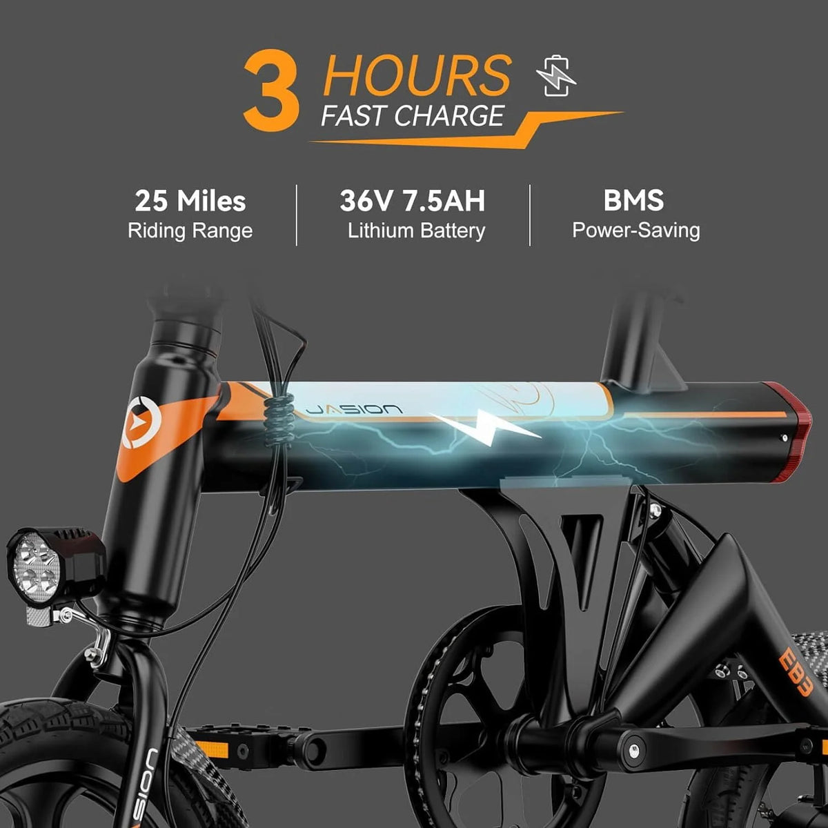 Folding Electric Bike 350W 36V 7.5AH M807879