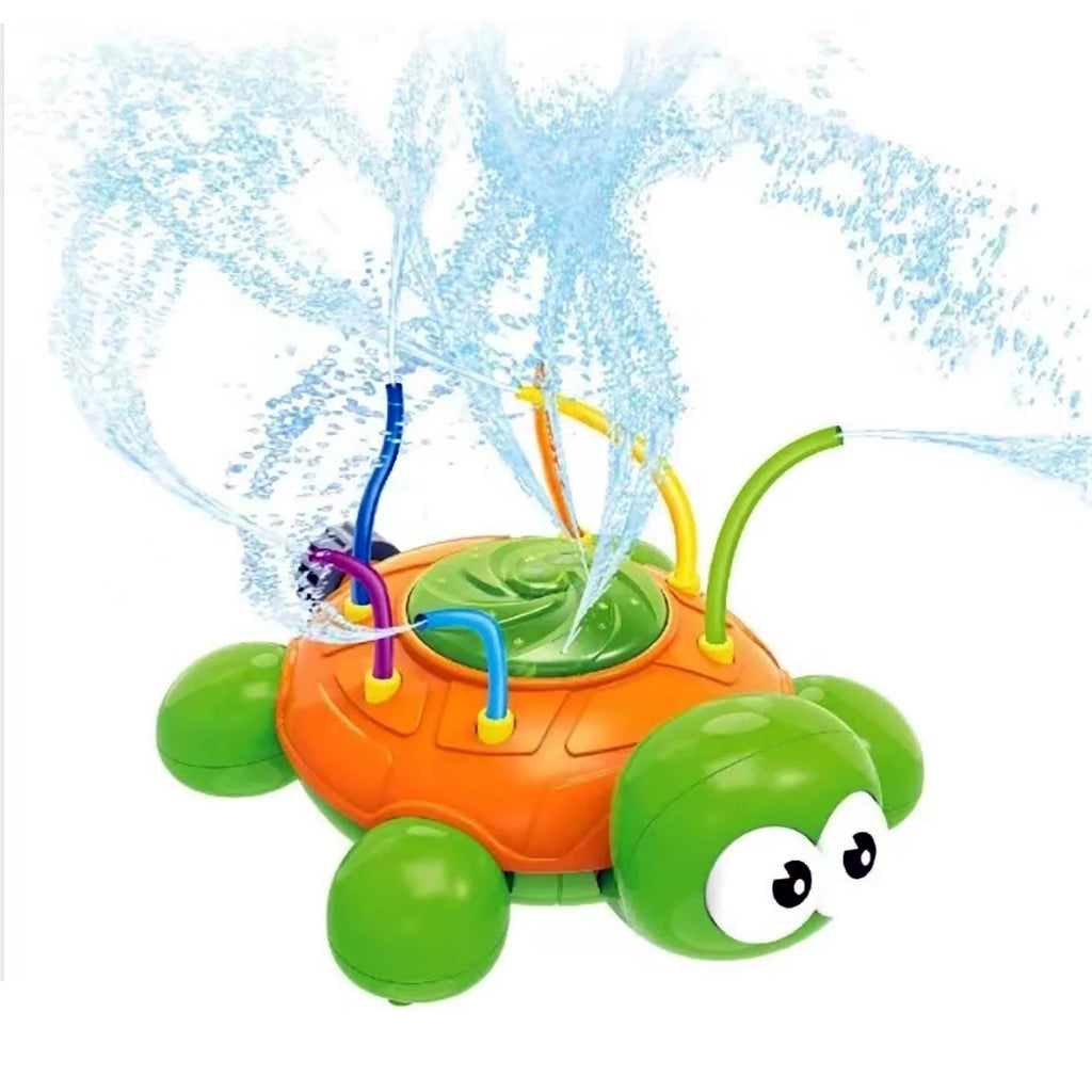 Sprinkler Toy for Kids Water Splash Play Spinning Spray Turtle Outdoor Toy R683