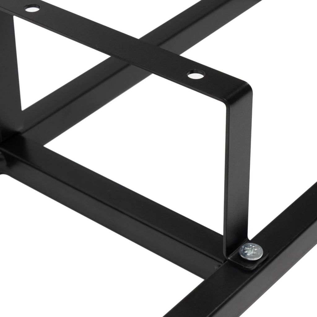 Metal Floating Shelf CD DVD Organizer Black R946417