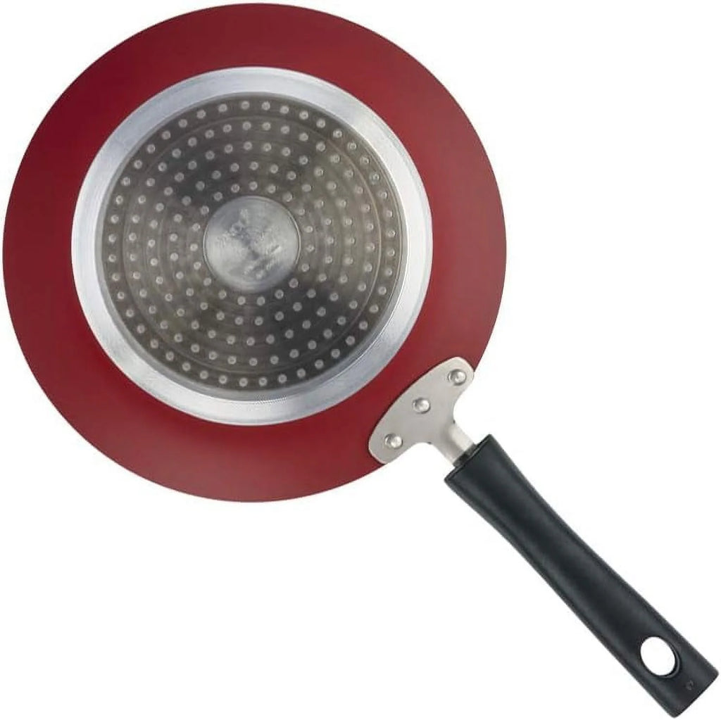 Non-Stick Flat Dosa Tawa/Griddle, 10", Black/Blue E40672
