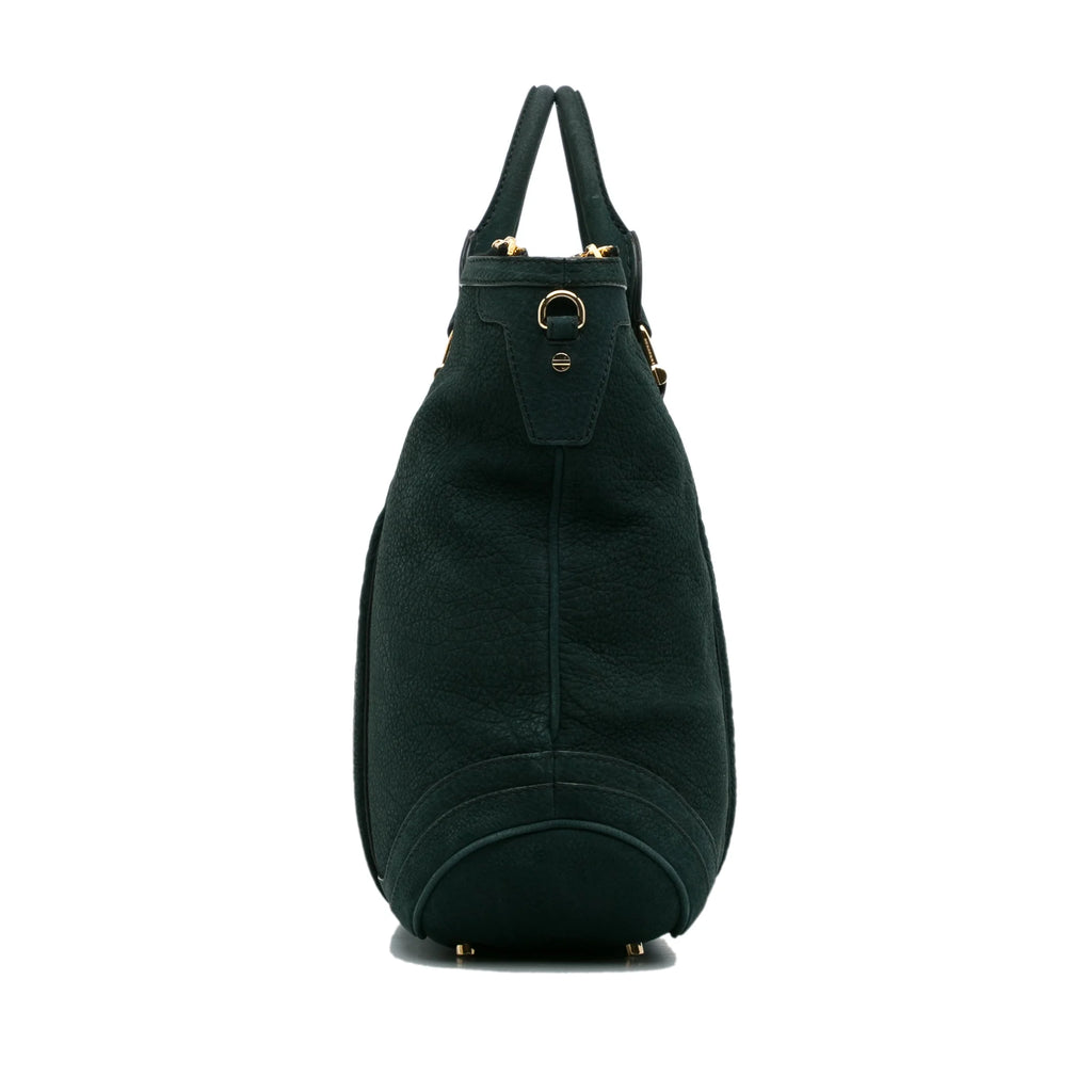 Blue Calf Leather Satchel K185