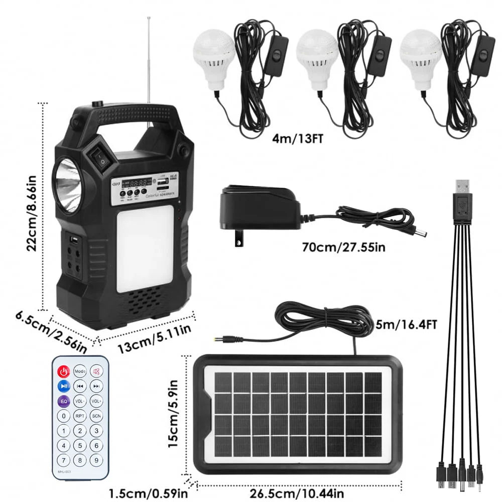 Portable Power Station with Solar Panels W1441
