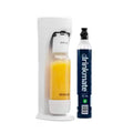 White Sparkling Water and Soda Maker Machine with CO2 Cartridge and Bottle D26654