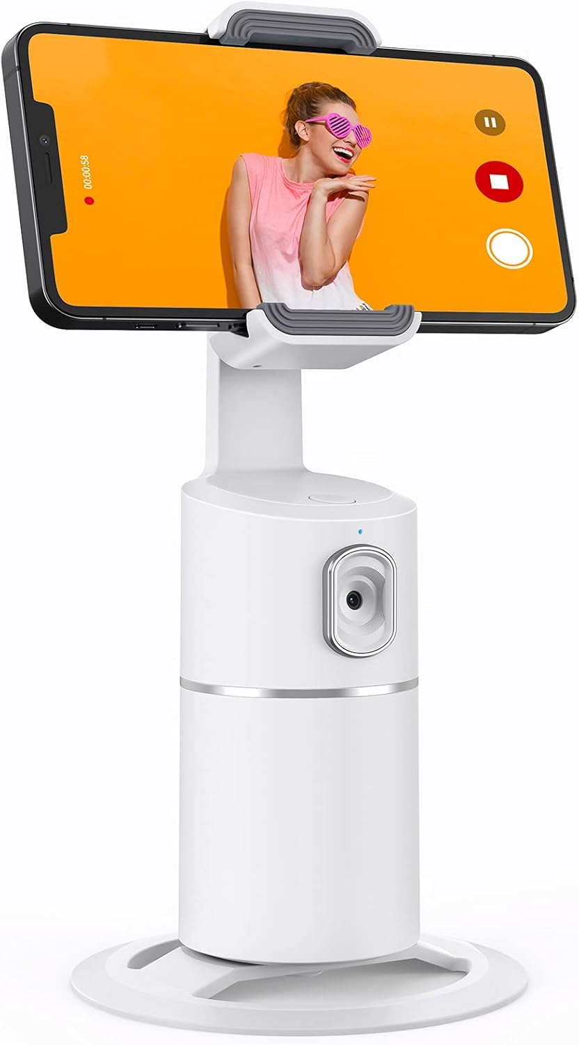 Auto Face Tracking Phone Camera Mount Tripod with Rechargeable Battery B86695