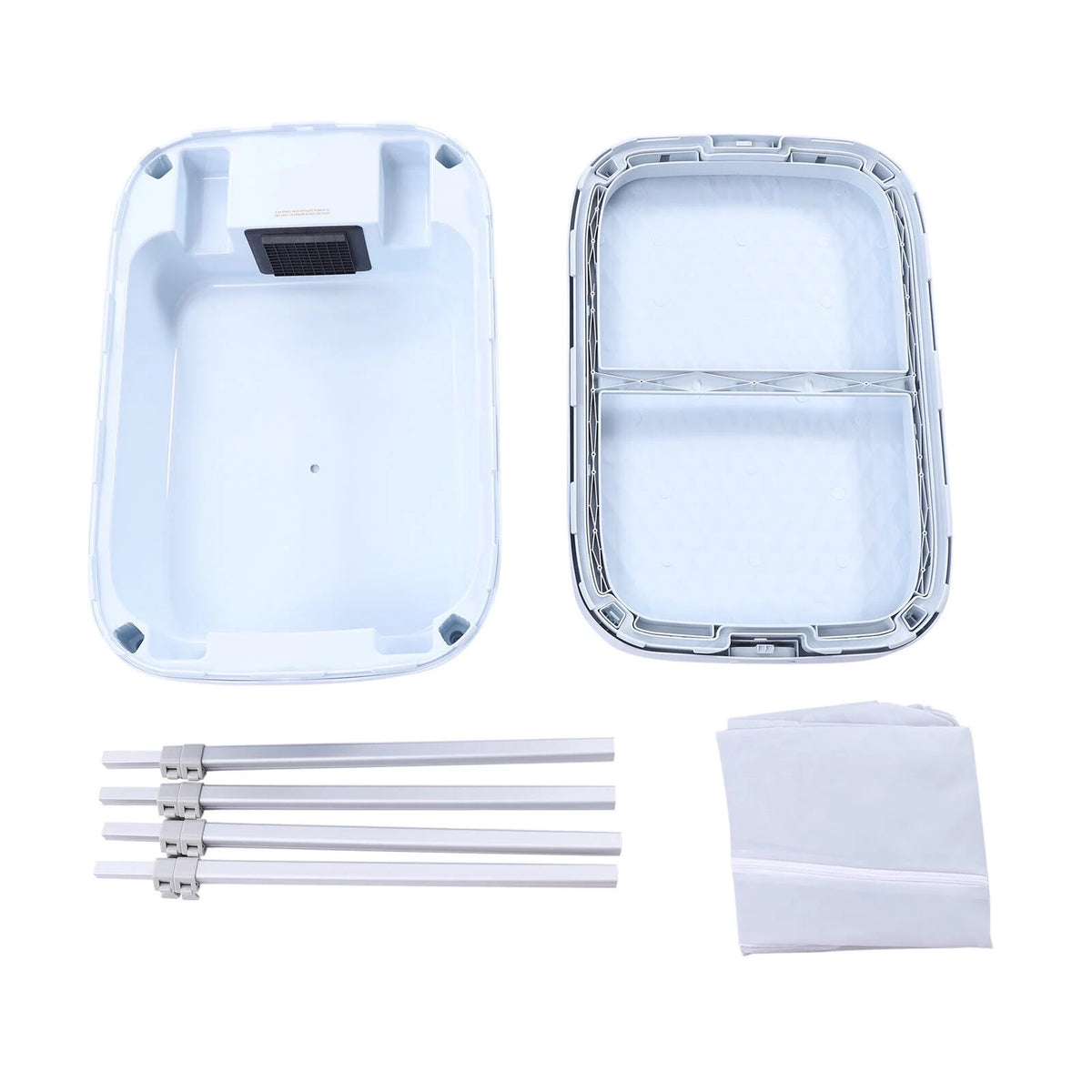 Folding Mini Wardrobe Dryer with One Shelf F236599