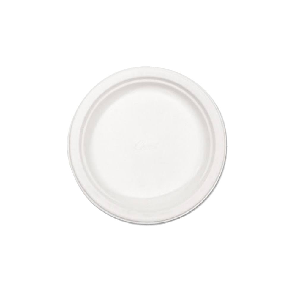 Classic White Disposable Plate, 8.74 in, Pack of 500 K46969