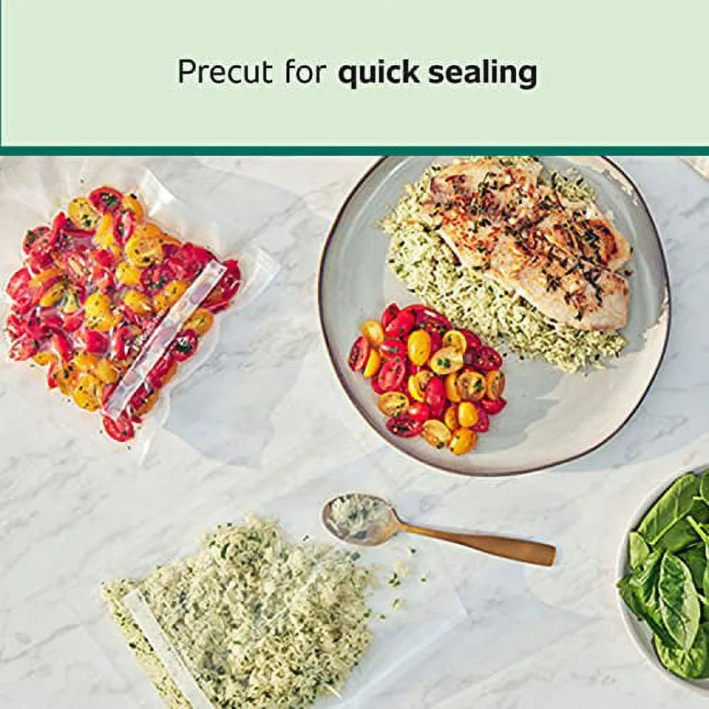 1 Quart Precut Vacuum Sealer Bags (44 Count) E9440