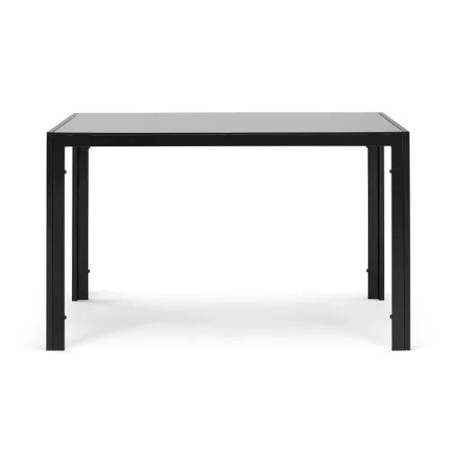 Black Tempered Glass Dining Table Q84801