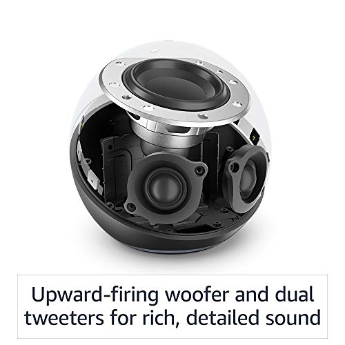 Echo with premium sound, smart home hub, and Alexa, Charcoal D327188