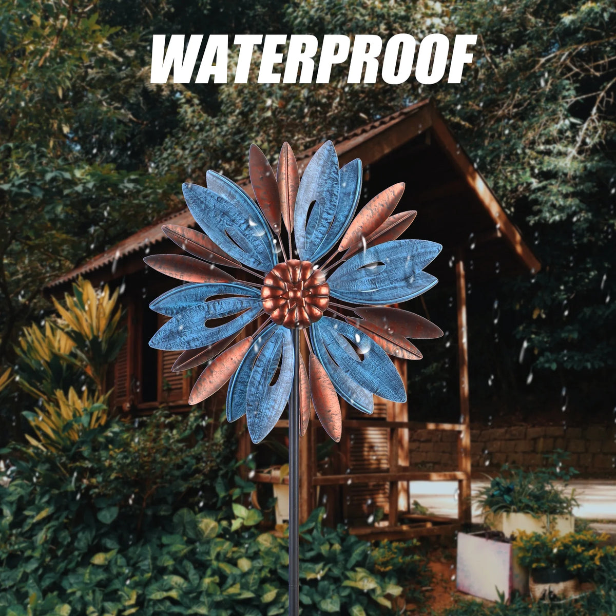 Metal Wind Spinner for Patio Lawn Garden Yard Art Decor Y200156