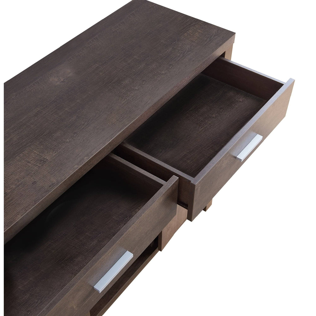 Wooden Buffet with 2 Drawers and 2 Door Cabinets S393
