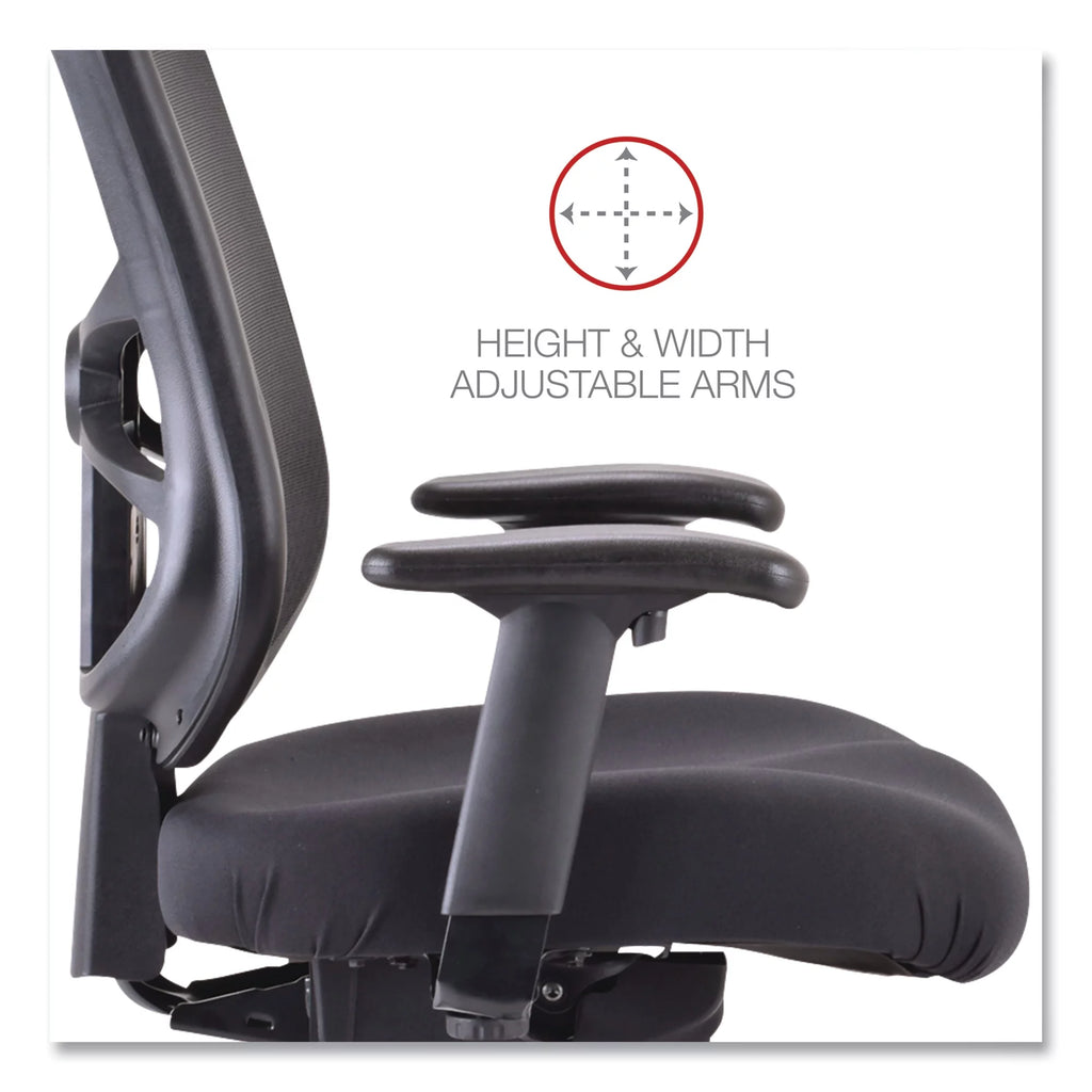 Black Mid-Back Mesh Office Chair L668539