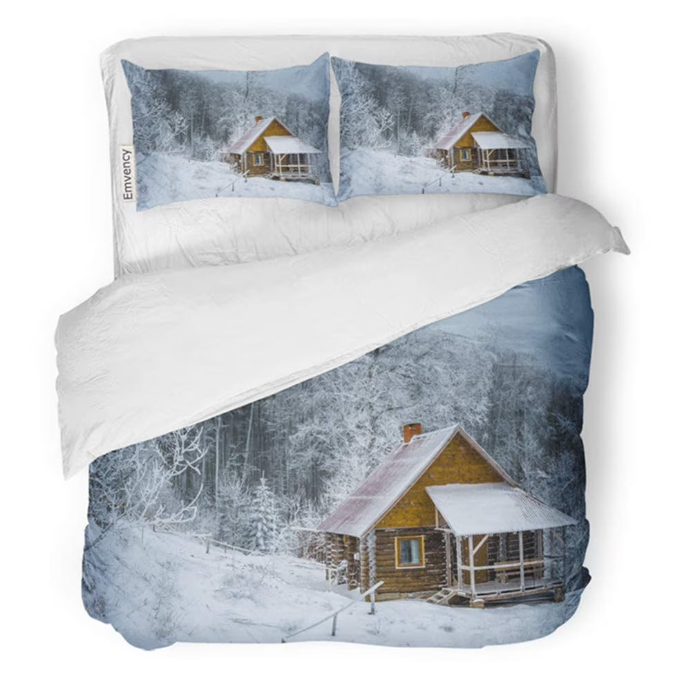 Twin Size 3 Piece Duvet Cover with 2 Pillowcase Bedding Set S1758