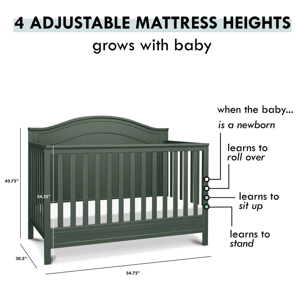 4-in-1 Convertible Crib B163