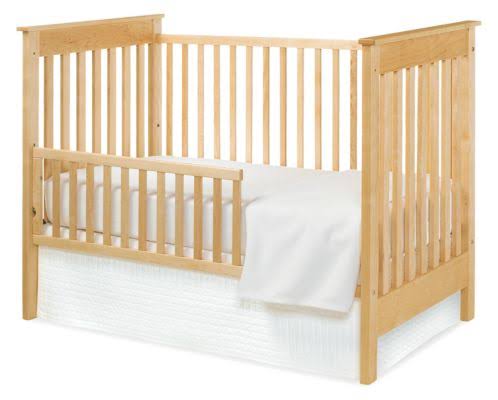 Modern Nest Crib with Toddler Bed Frame Conversion Rail G441