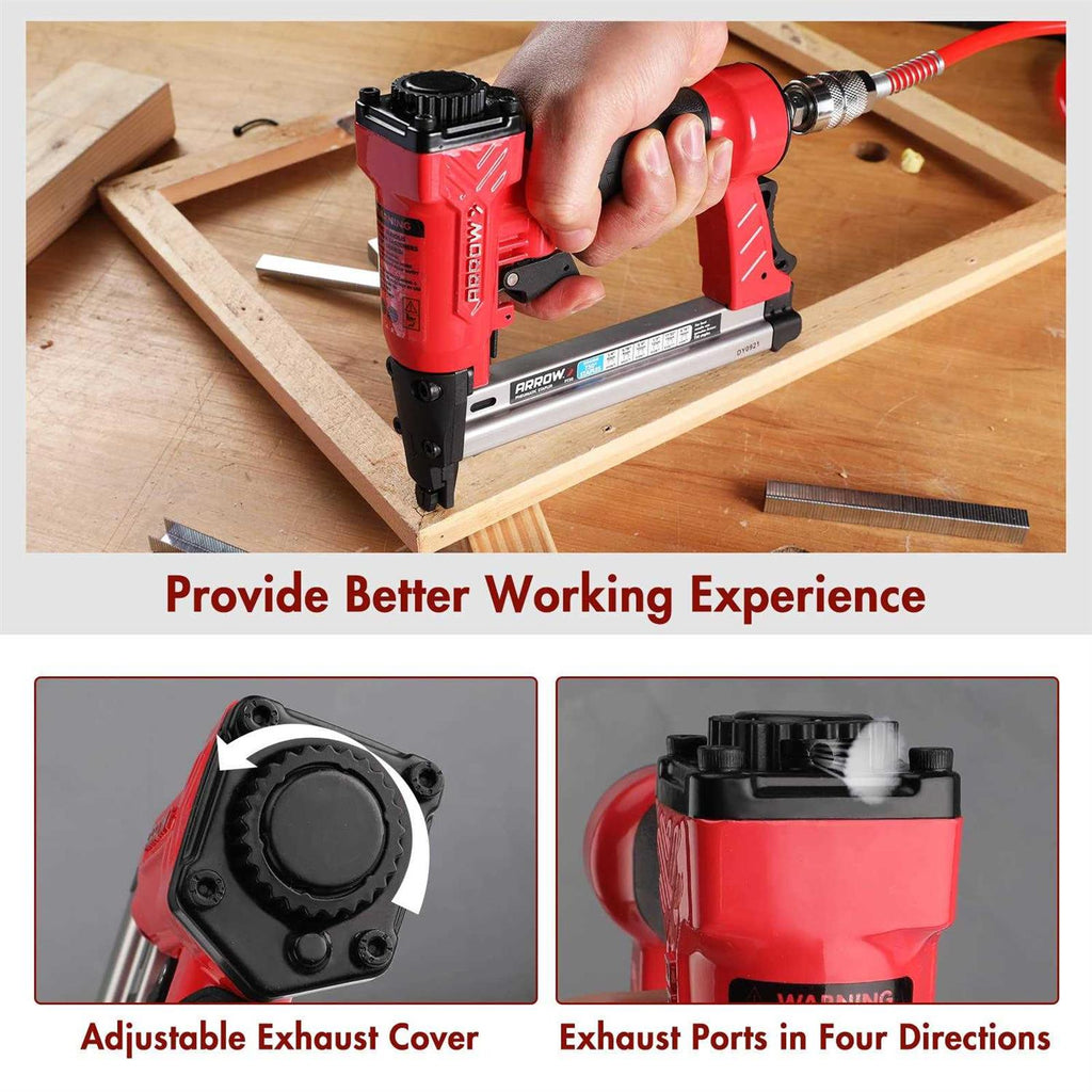 Oil-Free Staple Gun with 3750 Pieces T50 1/4 M6667