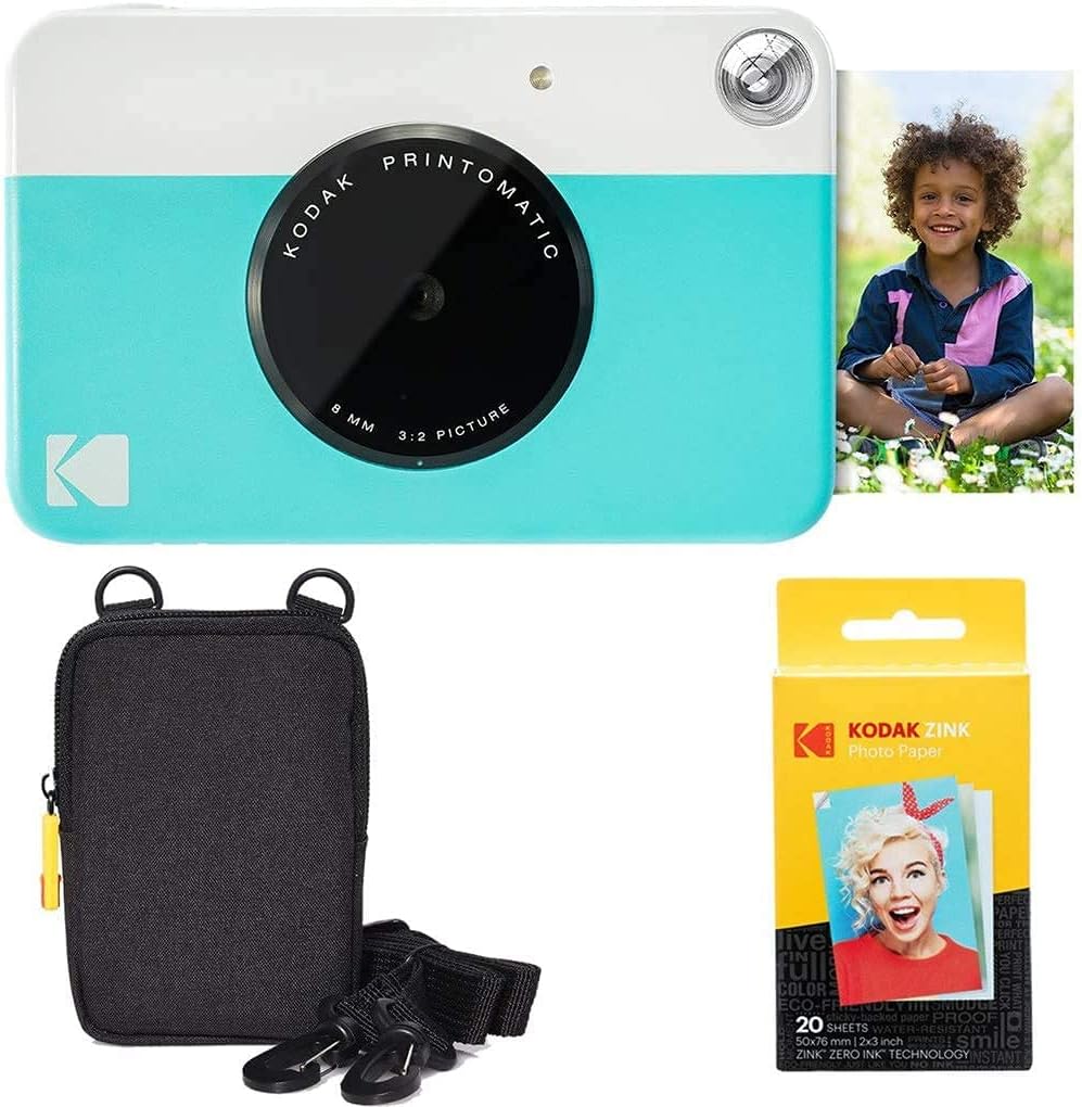 Instant Camera + Zink Paper + Case I8216