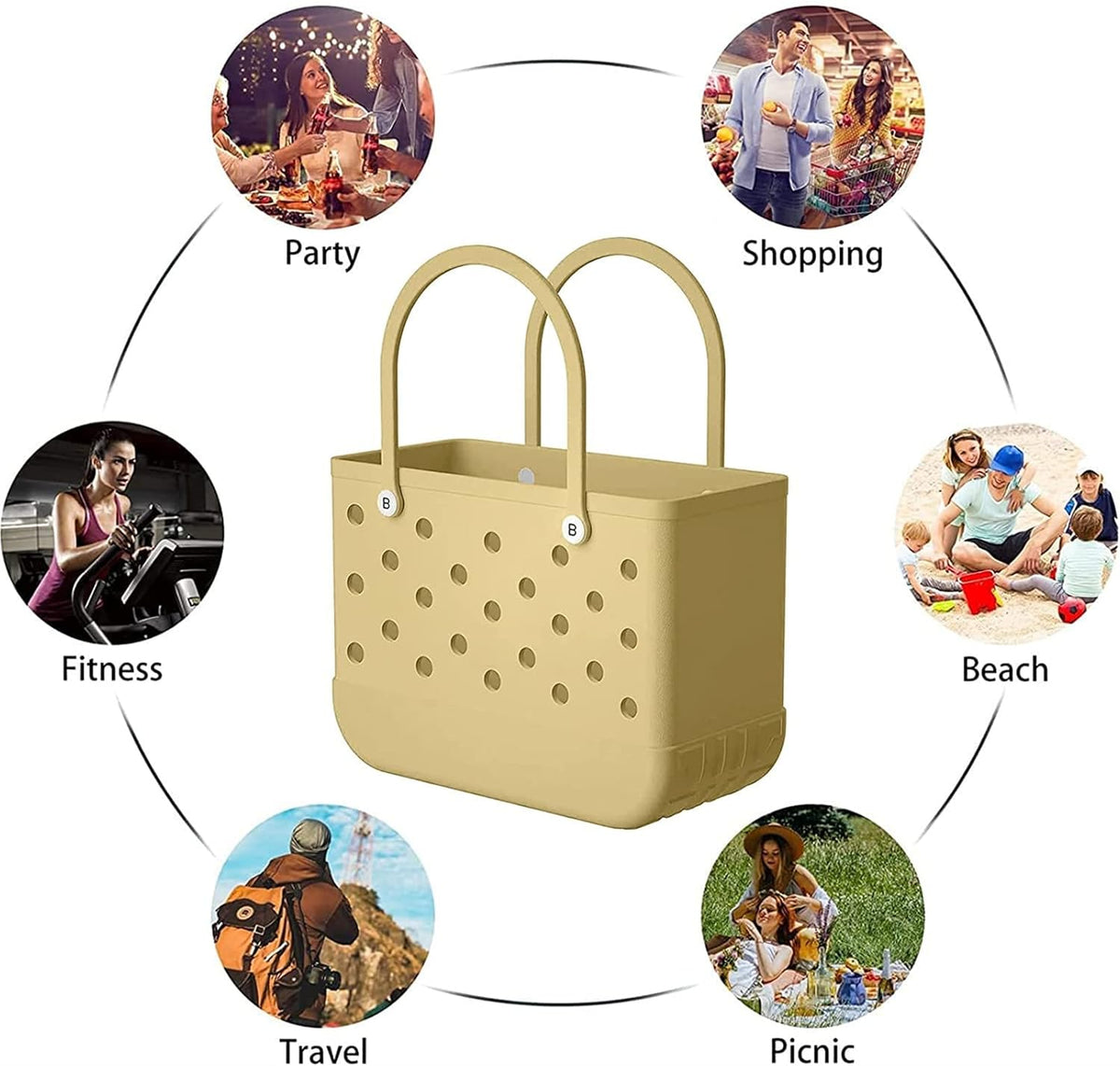Waterproof Silicone Tote Bag R933974