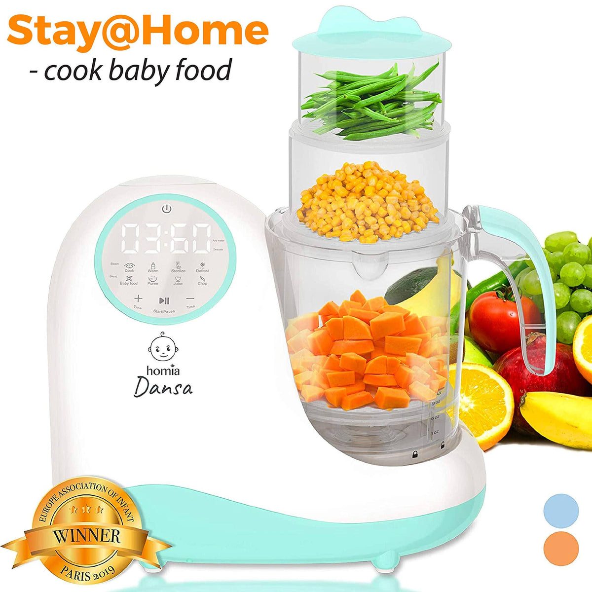 Baby Food Maker Chopper Grinder 8 in 1 Processor F882197