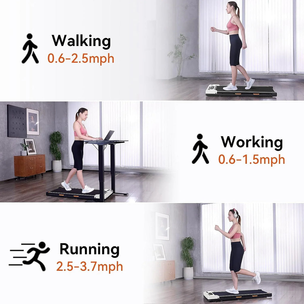 Under Desk Treadmill 2 in 1 Black U2750