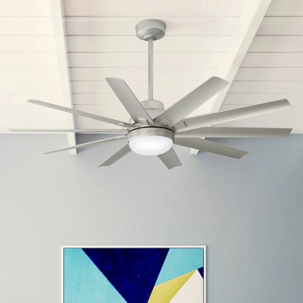 60" 10 Blade Indoor / Outdoor Led Ceiling Fan P7473