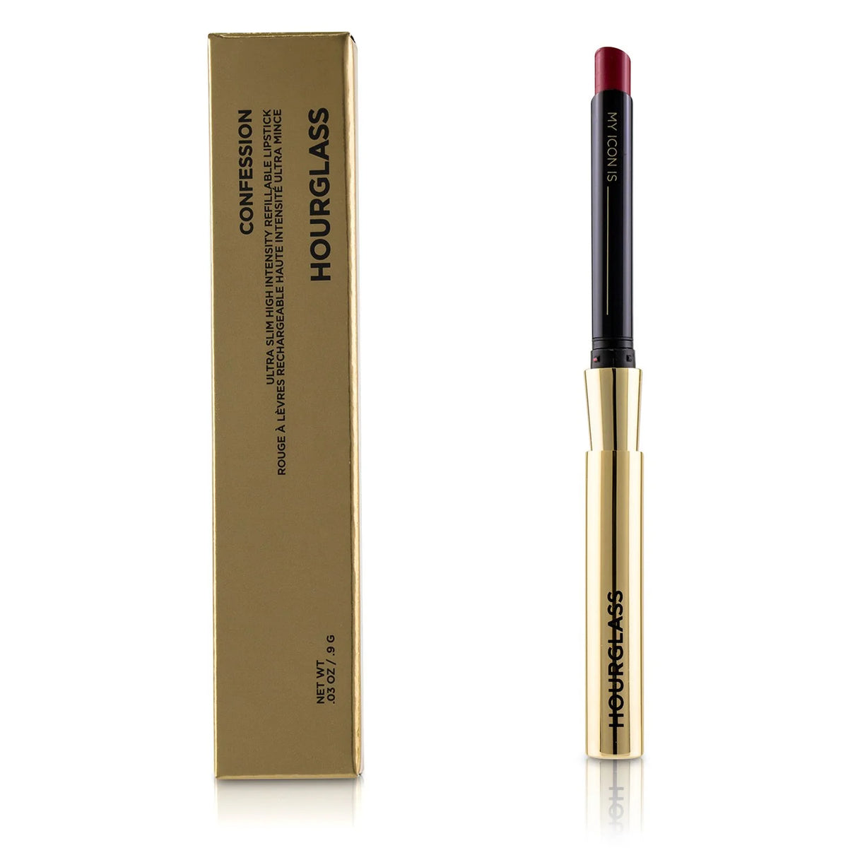 Ultra Slim Refillable Lipstick - Vivid Pink 0.03oz B1649