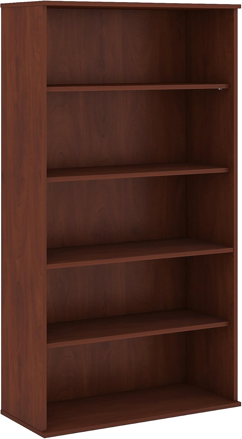 5 Shelf Bookcase in Mocha Cherry P341