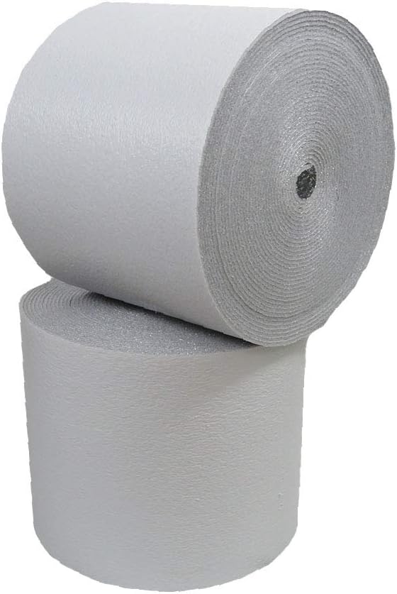 White Reflective Foam Core 2 Car Garage Door Insulation Kit 18FT x 8FT B331952