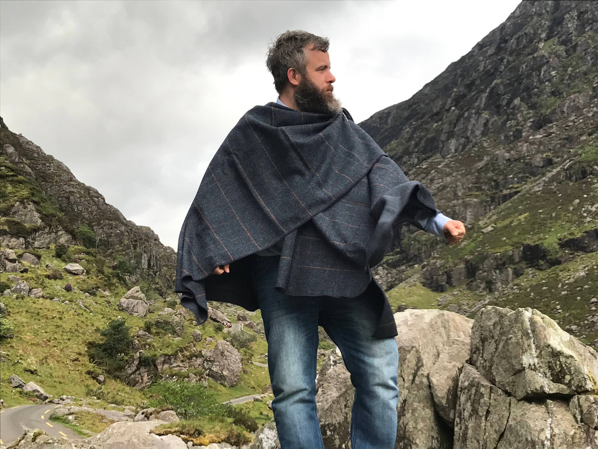 100% Wool Handmade Ruana R999