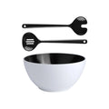 Salad Bowl & Cutlery Blue H792
