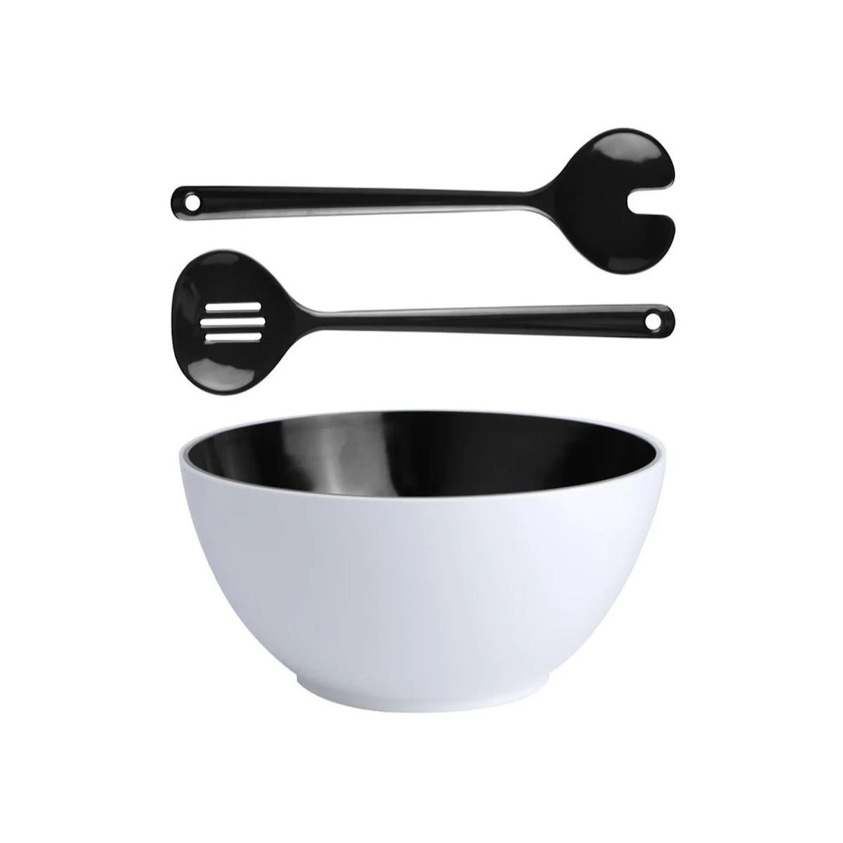 Salad Bowl & Cutlery Blue H792