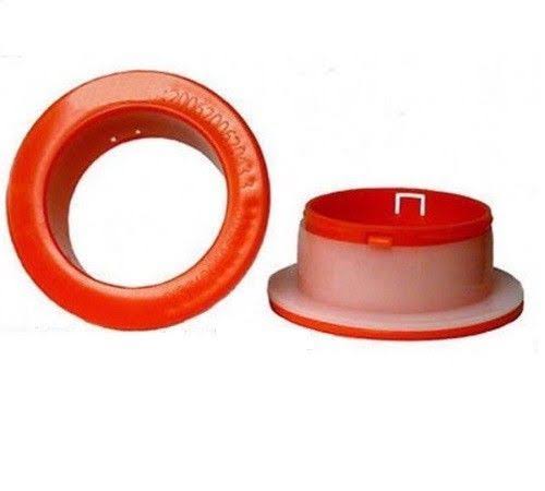 Red Color 3 inch Plastic Hand Saver Dispenser for Stretch Wrap Film D411