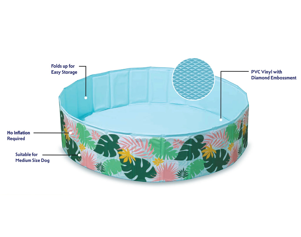 47 Folding Portable Pet and Kiddie Swimming Pool and Bath J798