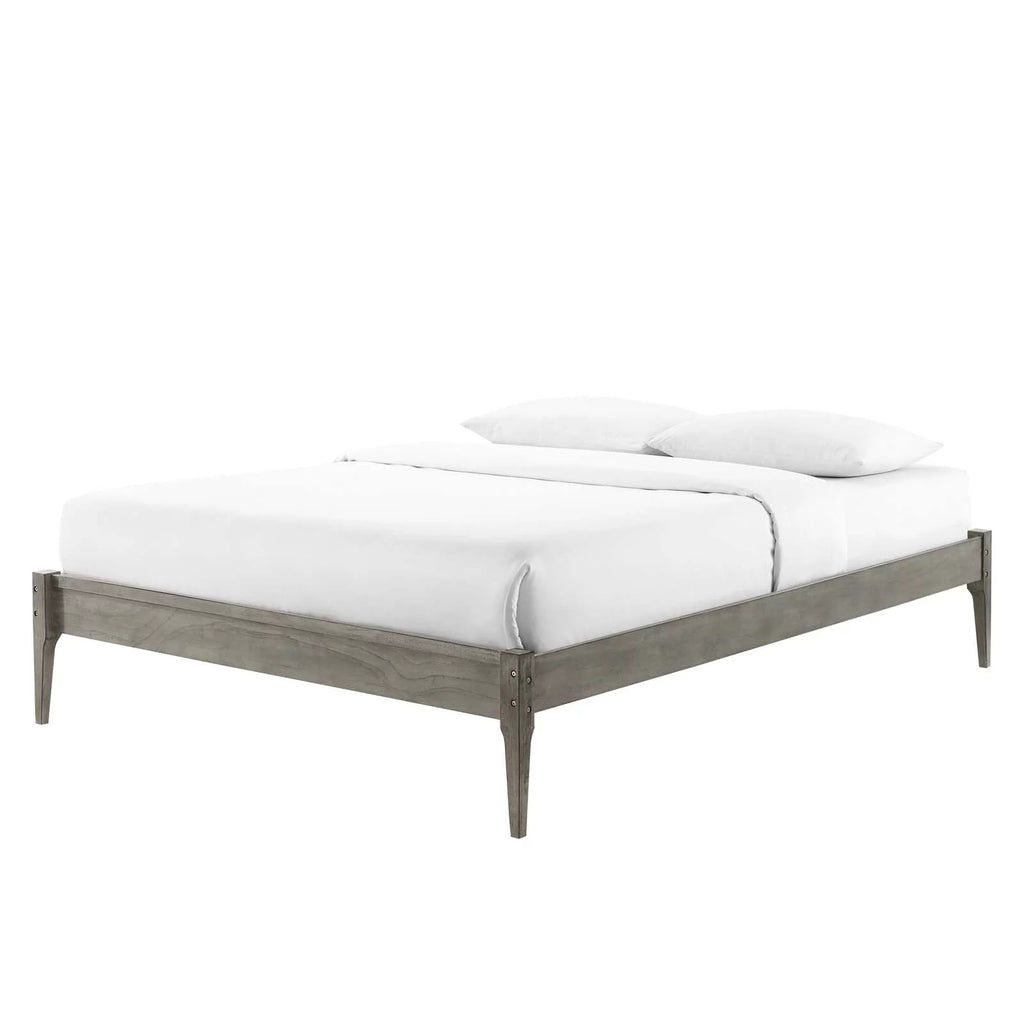 Twin Size Wood Platform Bed Frame I53884