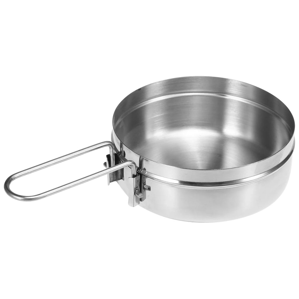 1L Stainless Steel Cooking Kettle with Foldable Handle Z76896