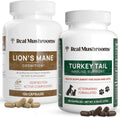 Lions Mane and Turkey Tail Mushroom Extract Capsules W759358