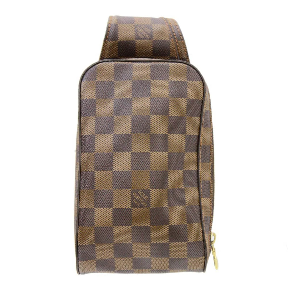 Pre-Owned Damier Ebene Waist Pouch Body Bag Y49668
