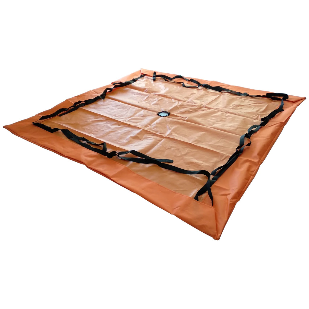 Blaze Orange Safety Blind Panels with Carrying Bag C99578