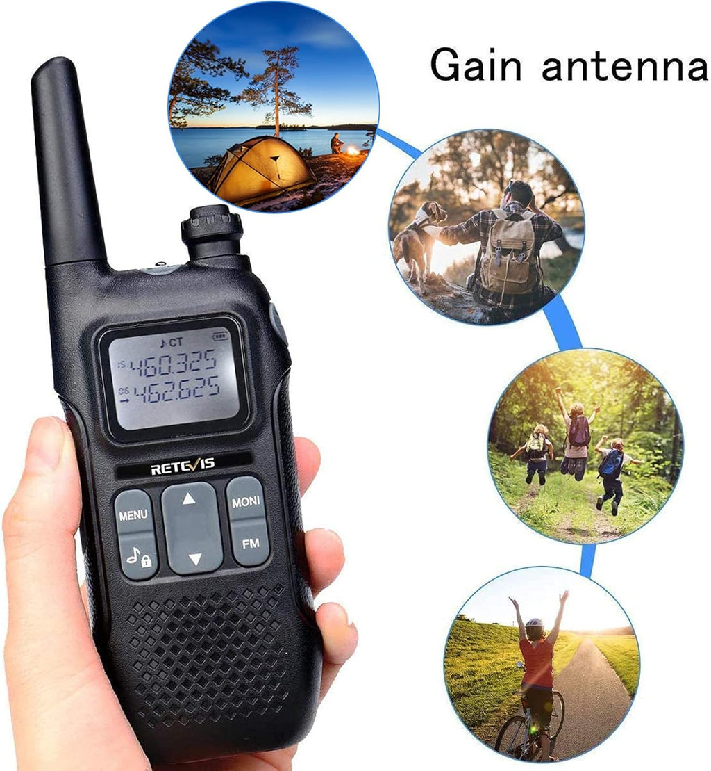 4 Pack Rechargeable Two Way Radio Walkie Talkies L4963