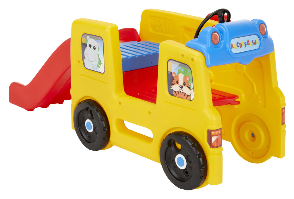 School Bus Climber and Slide with Interactive Dashboard J40525