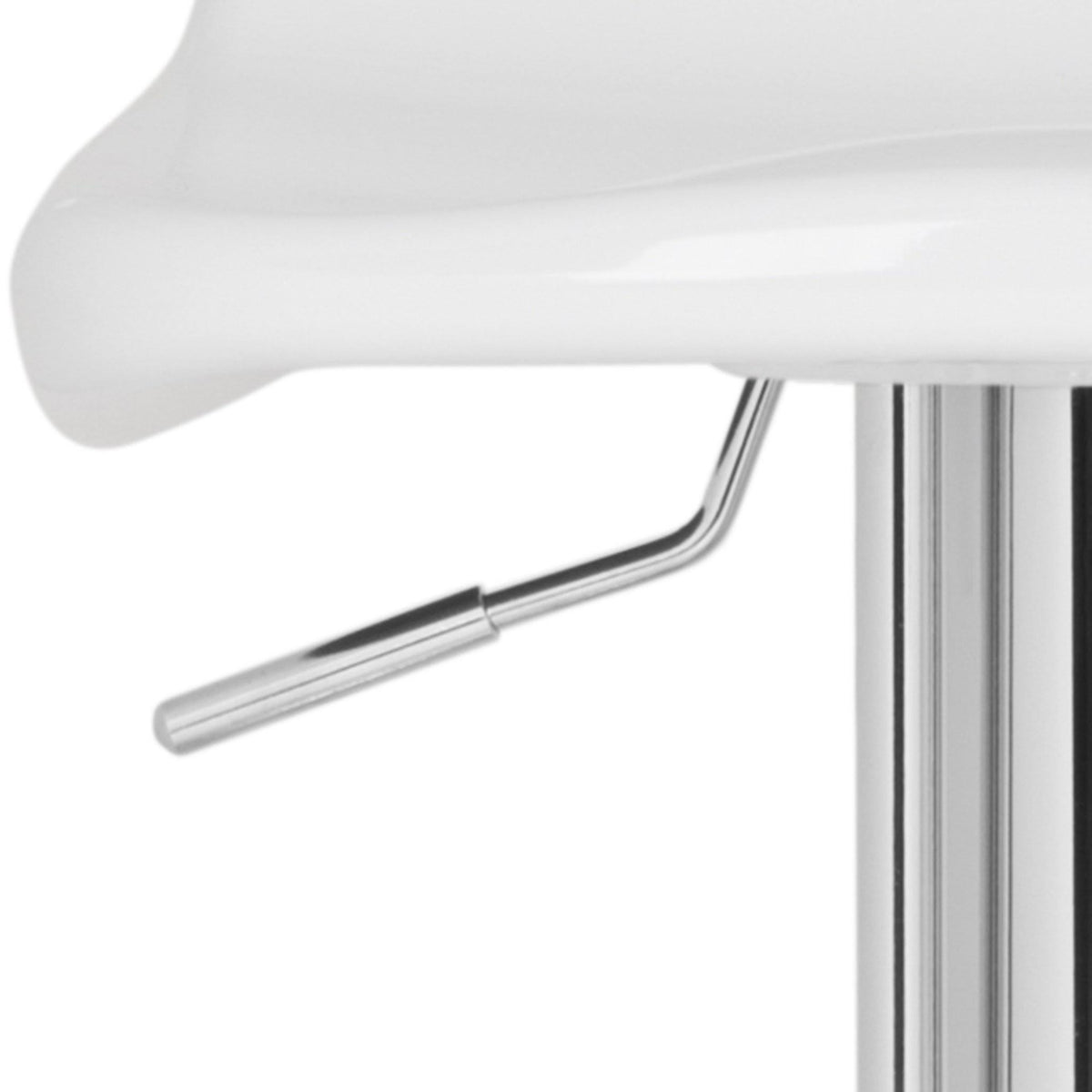 White Swivel Bar Stool T4583