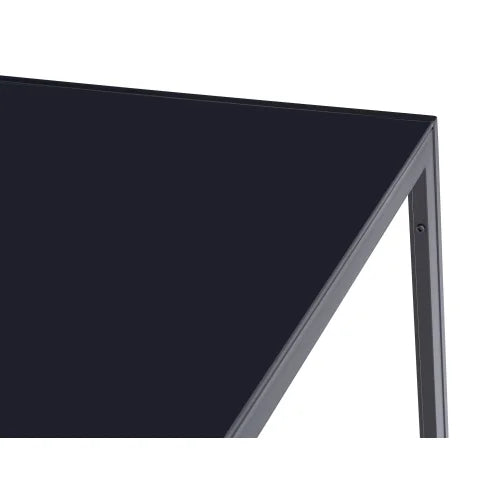 Black Tempered Glass Dining Table Q84801