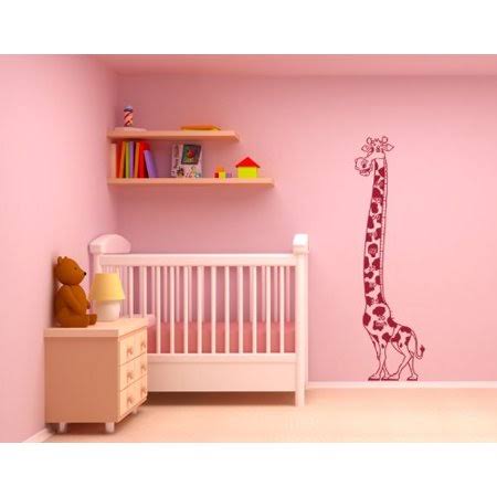 Kids Growth Chart Giraffe Wall Decal J1738