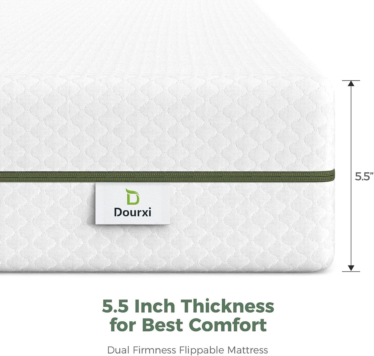 5.5 inch Foam Crib and Toddler Mattress U985649