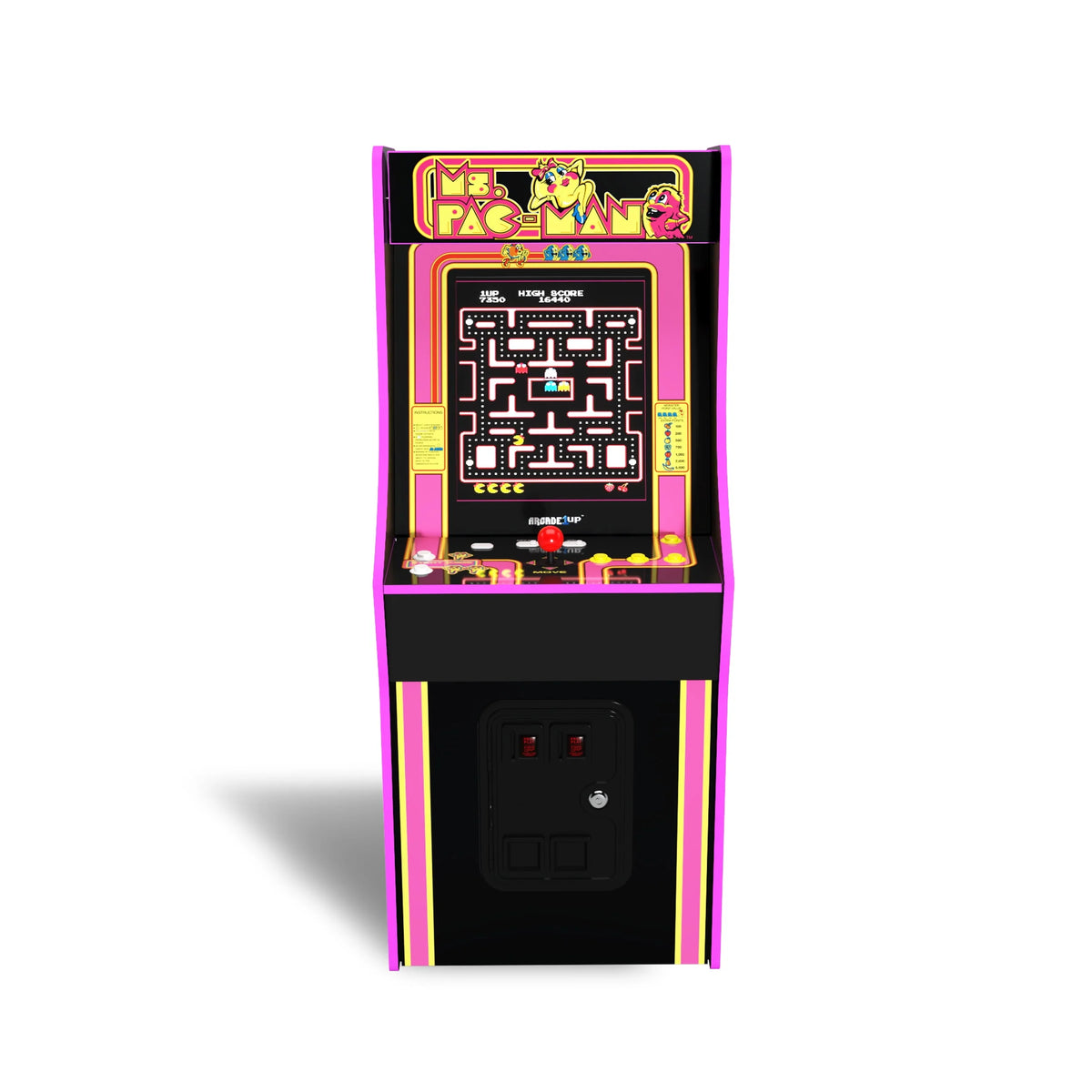 Ms. PAC-MAN Classic Arcade Game with 14 Classic Games and 17-inch Screen G546